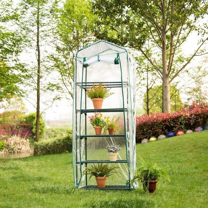 PVC Warm Garden Solar Tier Mini Household Tools Plant Greenhouse Cover (without Iron Stand) Image 3