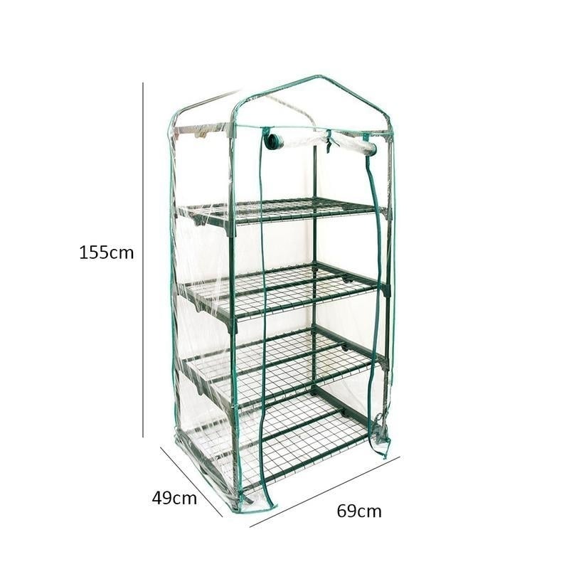 PVC Warm Garden Solar Tier Mini Household Tools Plant Greenhouse Cover (without Iron Stand) Image 4