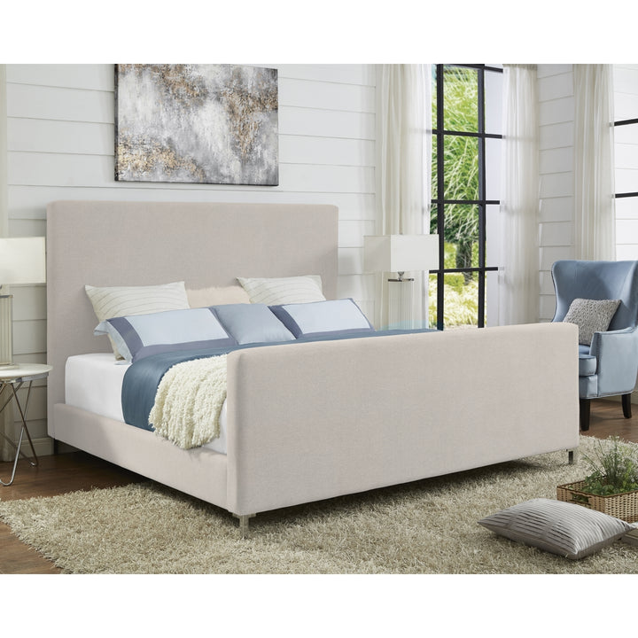 Kynthia Linen Bedframe-Queen or King-Upholstered-Modern and Contemporary-Inspired Home Image 7