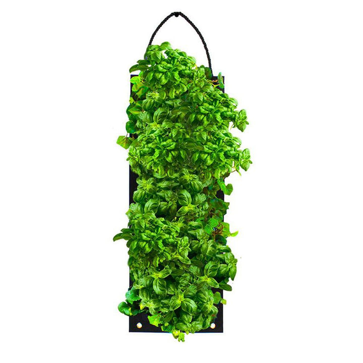 Organic Herb Garden Seed Kit Eco-Fabric Hanging Bag with Soil Block 3 Options Image 6