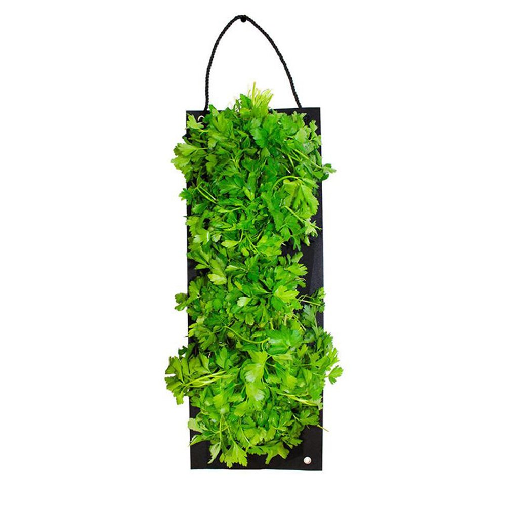 Organic Herb Garden Seed Kit Eco-Fabric Hanging Bag with Soil Block 3 Options Image 10