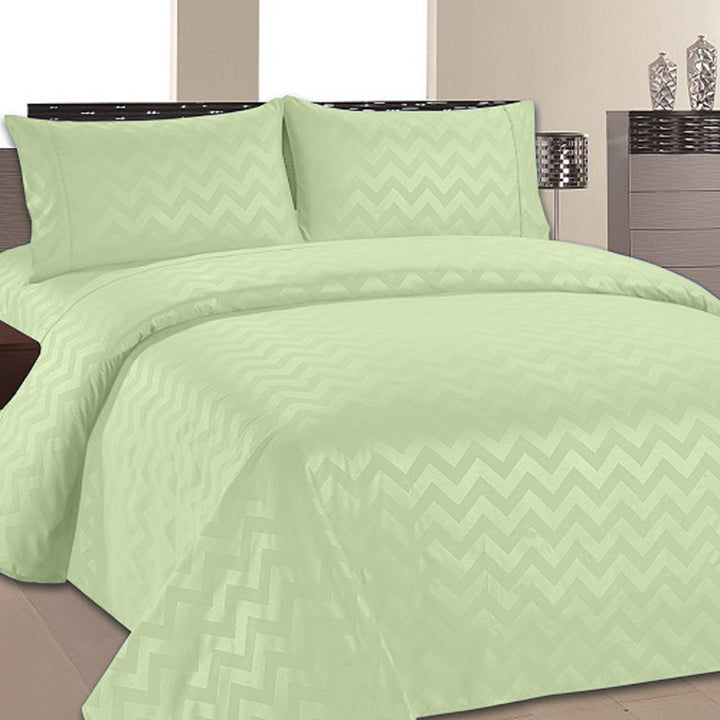 Chevron Collection 1800 Series Ultra Soft Wrinkle Resistant Solid Color Sheet Set Image 10