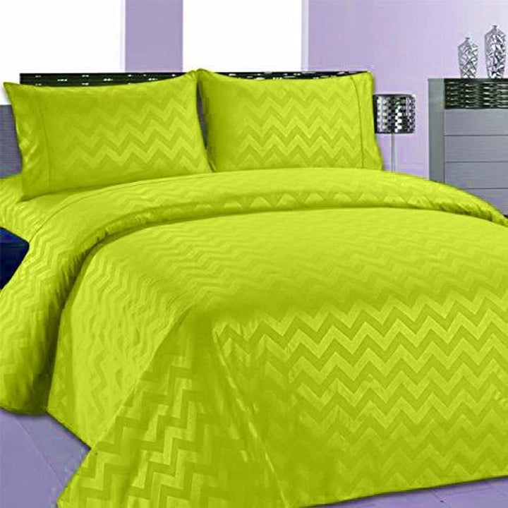 Chevron Collection 1800 Series Ultra Soft Wrinkle Resistant Solid Color Sheet Set Image 3