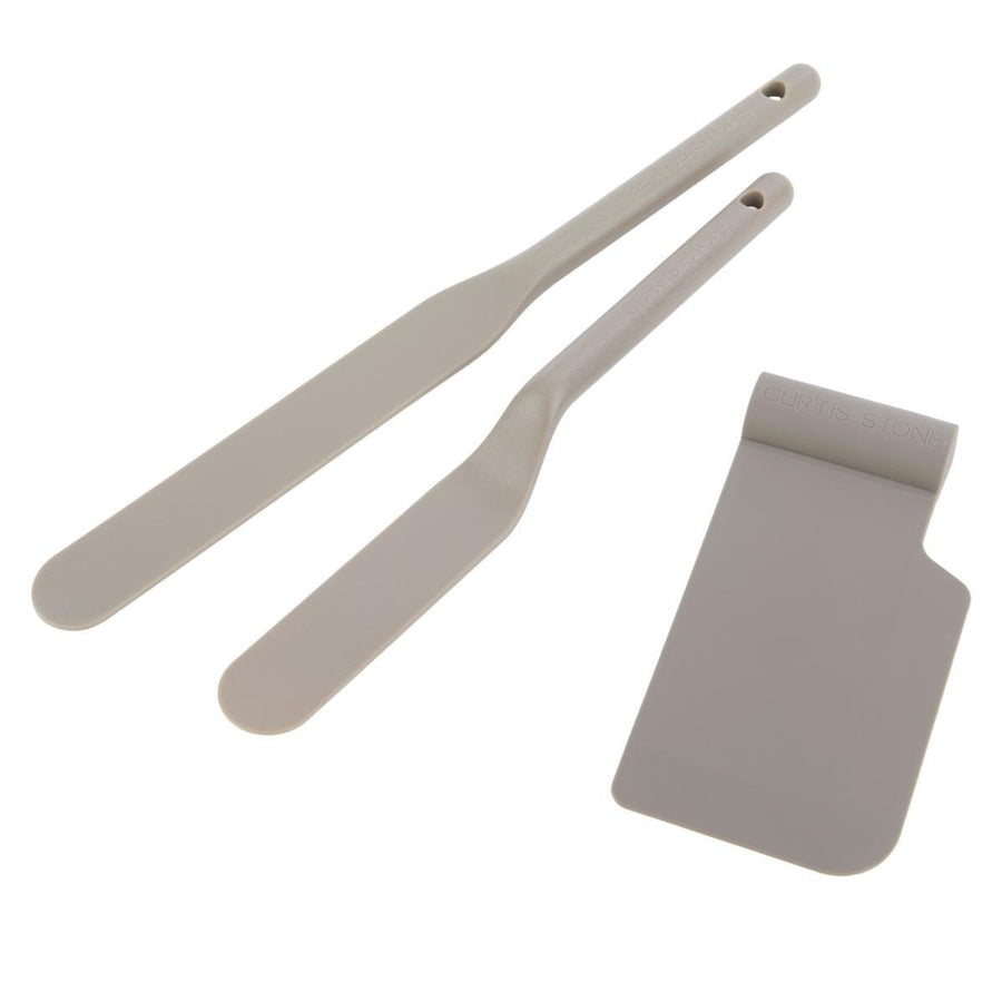 Curtis Stone 3-piece Nylon Spatulas and Bowl Scraper Model 651-010 Image 1