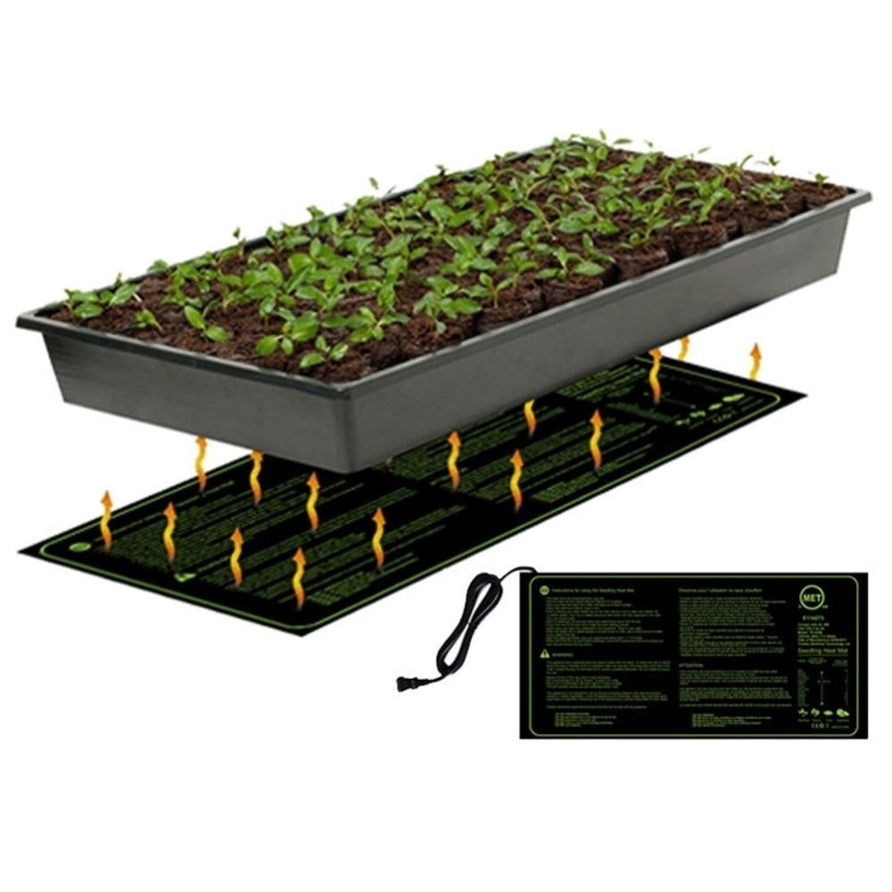 Waterproof Seedling Heating Mat Plant Seed Germination Propagation Clone Starter Pad 50x25cm Image 2