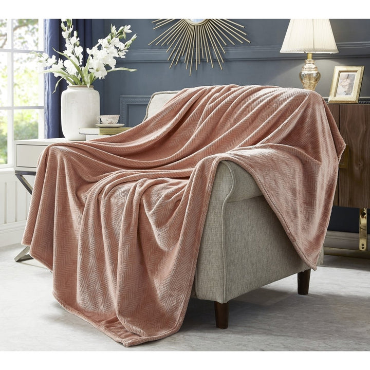 Siyanda Throw-Super Soft-Cozy-Solid Color Image 1