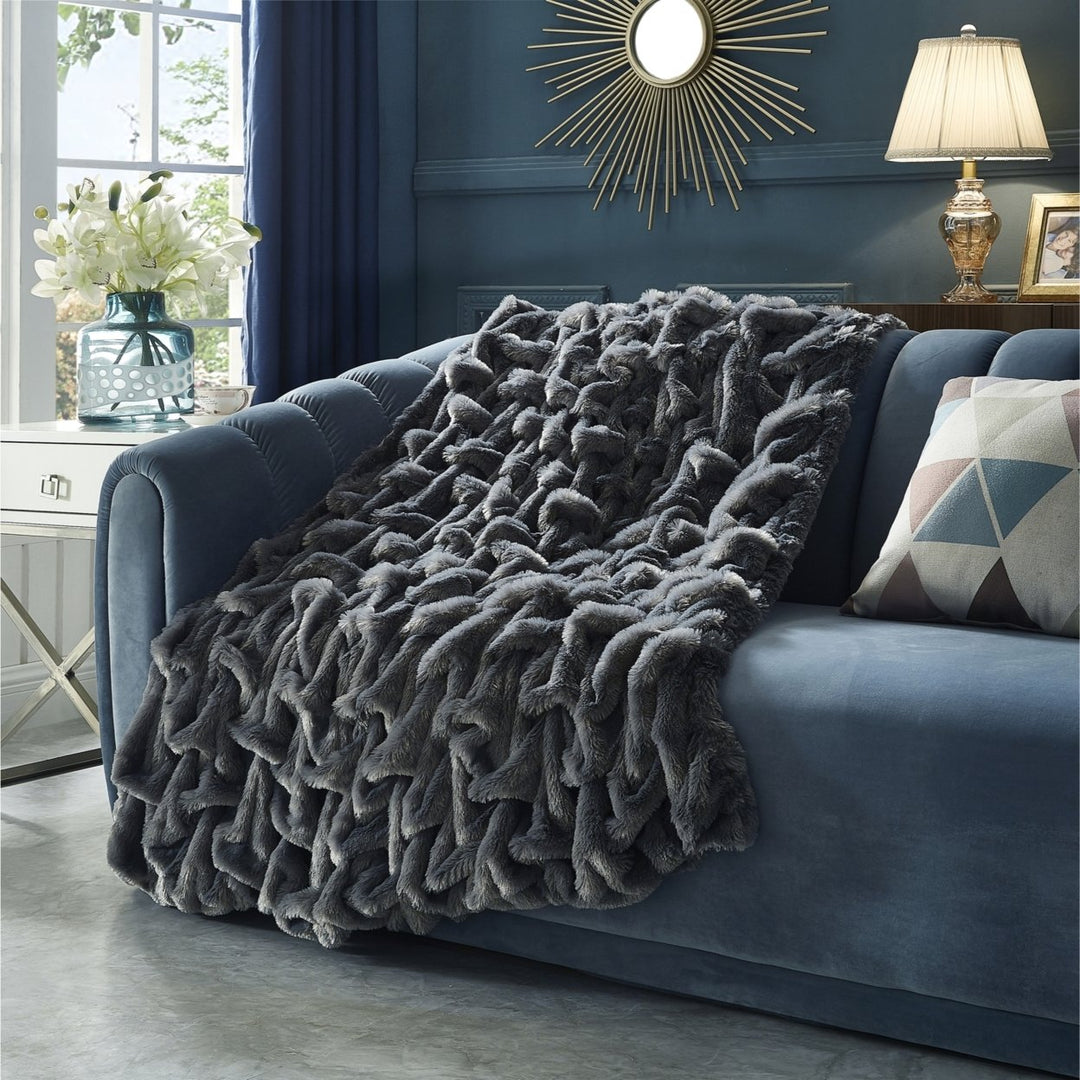 Bregato Throw-Reverse Micromink-Cozy-Extra Soft Image 1