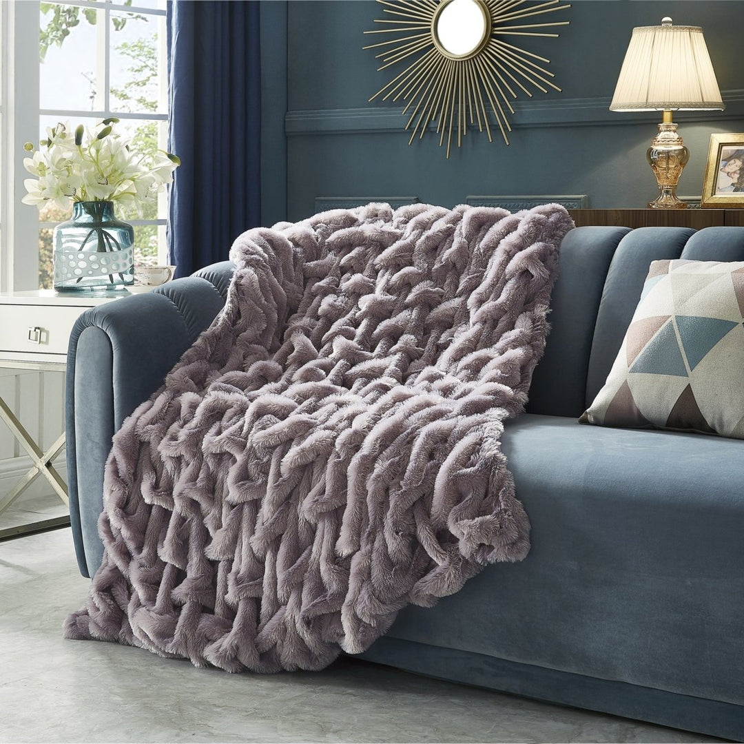 Bregato Throw-Reverse Micromink-Cozy-Extra Soft Image 1