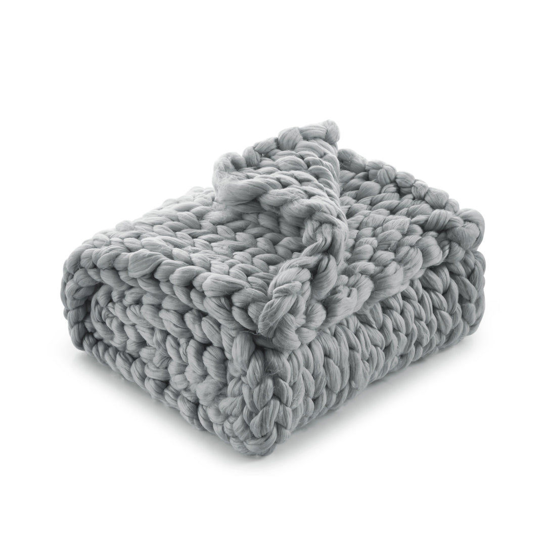 Mantisa Chunky Knit Throw-Cozy-Extra Soft Image 3