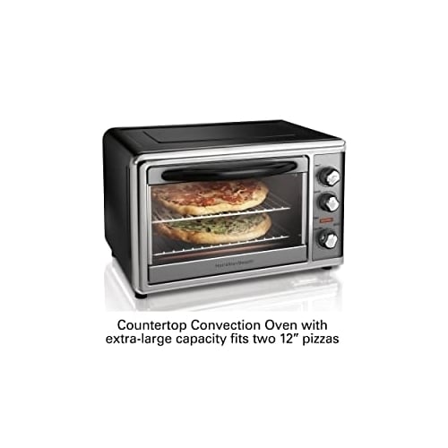 Hamilton Beach Countertop Rotisserie Convection Toaster Oven, Large, Stainless Steel (31107D) Image 1