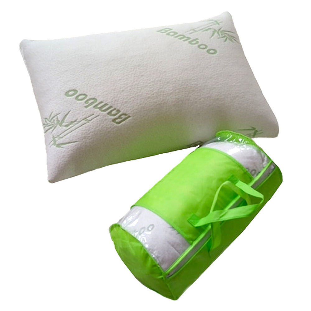 Original King Bamboo Comfort Memory Foam Pillow Hypoallergenic Stay Cool Pillows Image 2