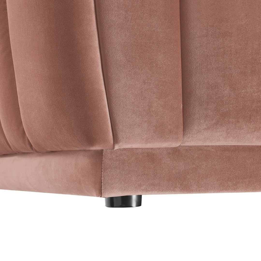 Jabir Sofa-Channel Tufted Arms and Back-Rolled Arms-Sinuous Spring Seat Construction Image 6