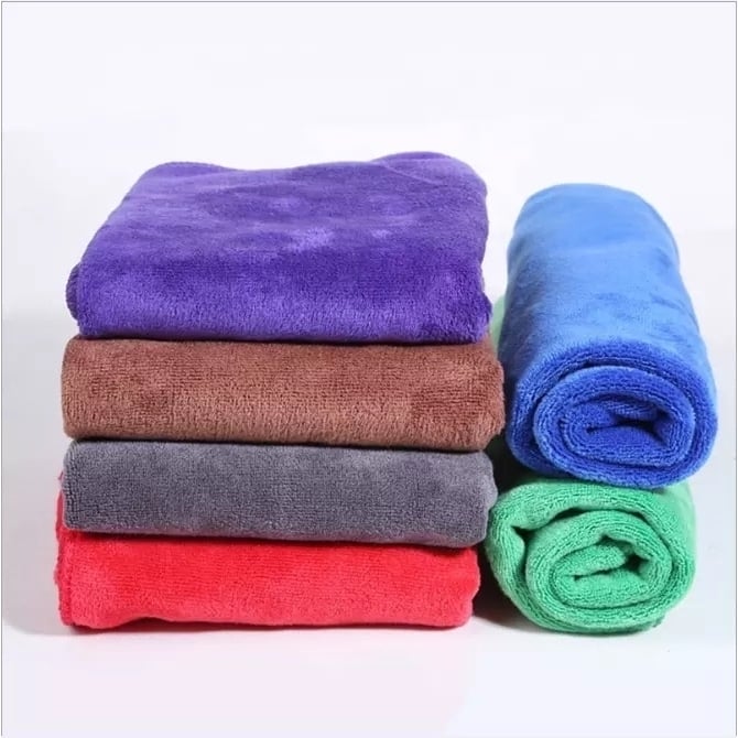 Multi-Pack Microfiber Kitchen Washcloths 12"x12" Assorted Colors Highly Absorbent Image 1