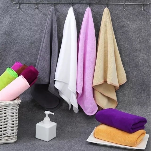 Multi-Pack Microfiber Kitchen Washcloths 12"x12" Assorted Colors Highly Absorbent Image 2