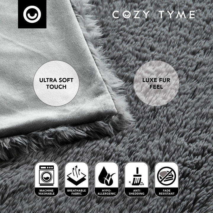 Towny Throw-Reverse Micromink-Cozy-Extra Soft Image 7