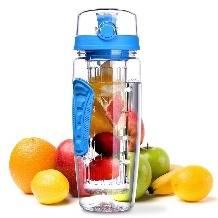 32oz 900ml Fruit Infuser Juice Shaker Sports Lemon Water Bottle Tour Hiking Portable Climbing Camp Image 10