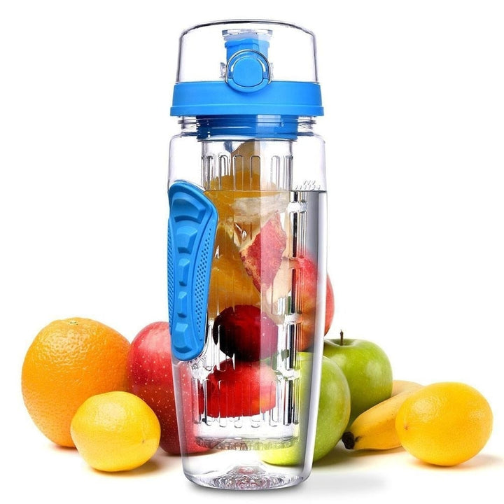 32oz 900ml Fruit Infuser Juice Shaker Sports Lemon Water Bottle Tour Hiking Portable Climbing Camp Image 1