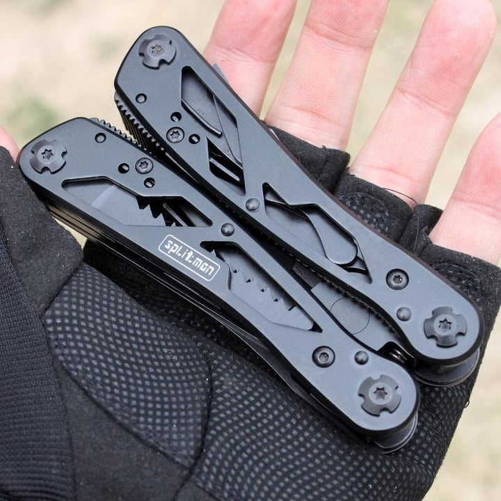 Multi Tools Folding Plier Fishing Camping Outdoor Survival EDC Gear Pocket Knife Scissors Screwdriver Bits Image 7