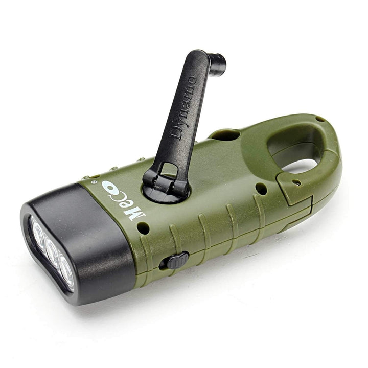 Mini Emergency Hand Crank Solar Flash Rechargeable LED Charging Powerful Light Lamp Torch For Outdoor Camping Image 5