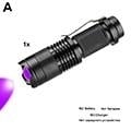 Mini Zoomable 3 Modes Scorpion 395nm UV LED Flashlight Ultraviolet Torch Image 7