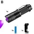 Mini Zoomable 3 Modes Scorpion 395nm UV LED Flashlight Ultraviolet Torch Image 8