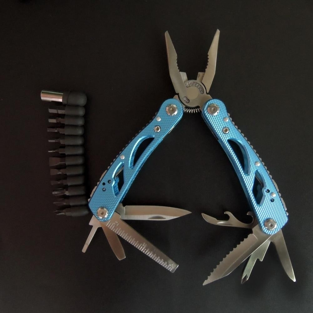 Outdoor Pliers Repair Pocket Knife Fold Screwdriver Set Hand Multi-Tool Mini Folding Portable Fishing Image 6