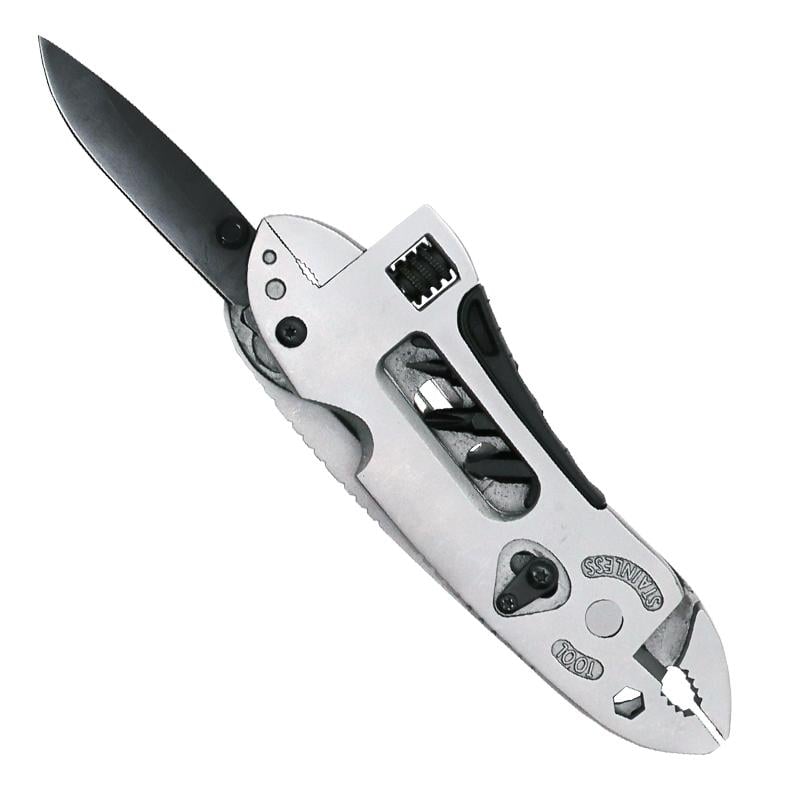 Pocket Knife Screwdriver Set Kit Adjustable Wrench Jaw Spanner Repair Survival Hand Multi Tools Mini DTTT Image 4