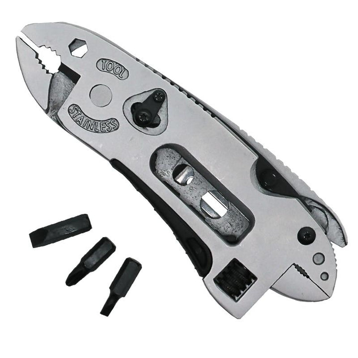 Pocket Knife Screwdriver Set Kit Adjustable Wrench Jaw Spanner Repair Survival Hand Multi Tools Mini DTTT Image 5