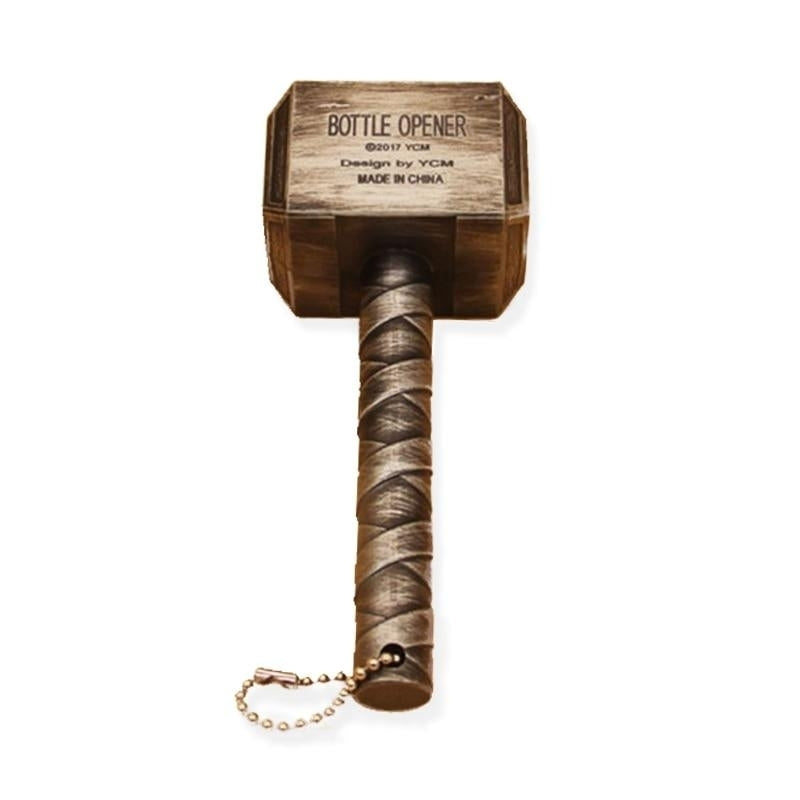 Beer Bottle Opener in Hammer Of Thor Shaped Image 6