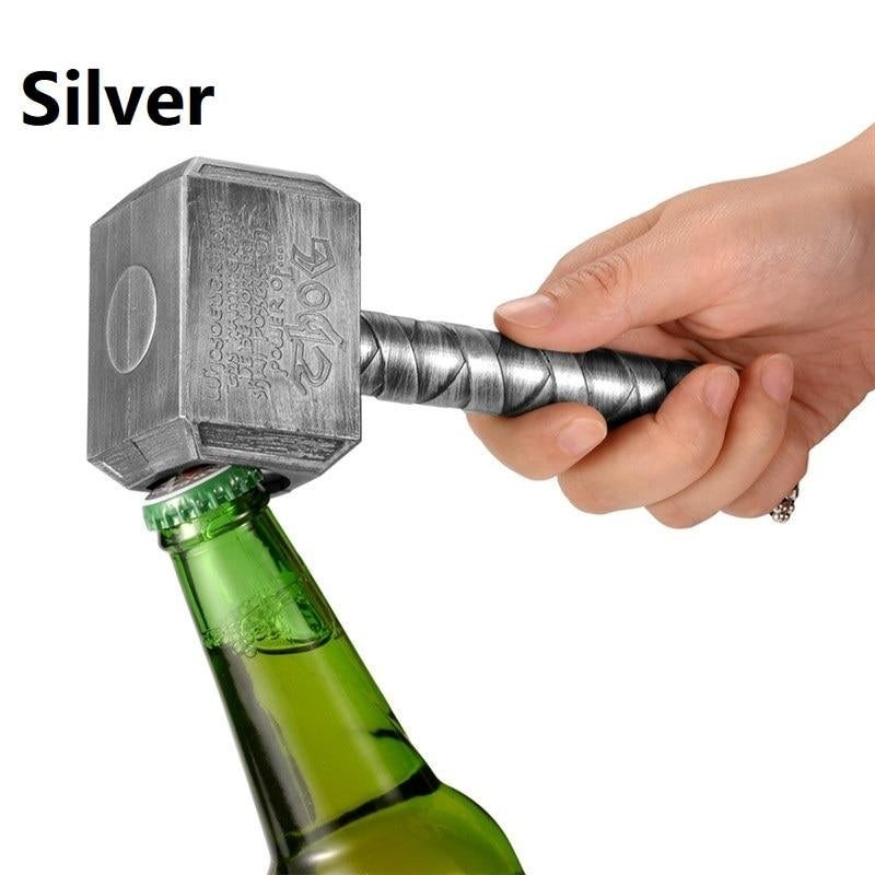 Beer Bottle Opener in Hammer Of Thor Shaped Image 8