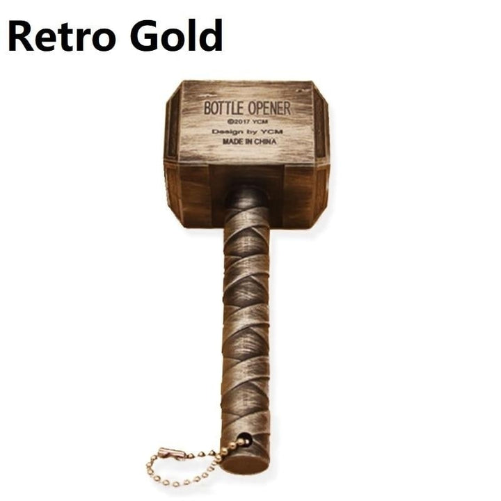 Beer Bottle Opener in Hammer Of Thor Shaped Image 1