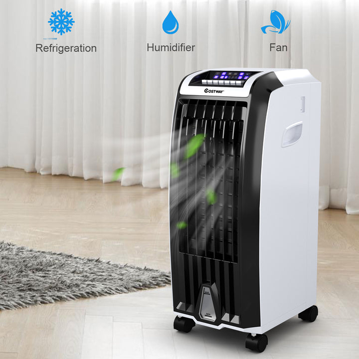 Evaporative Portable Cooler Fan Anion Humidify W/ Remote Control Image 6