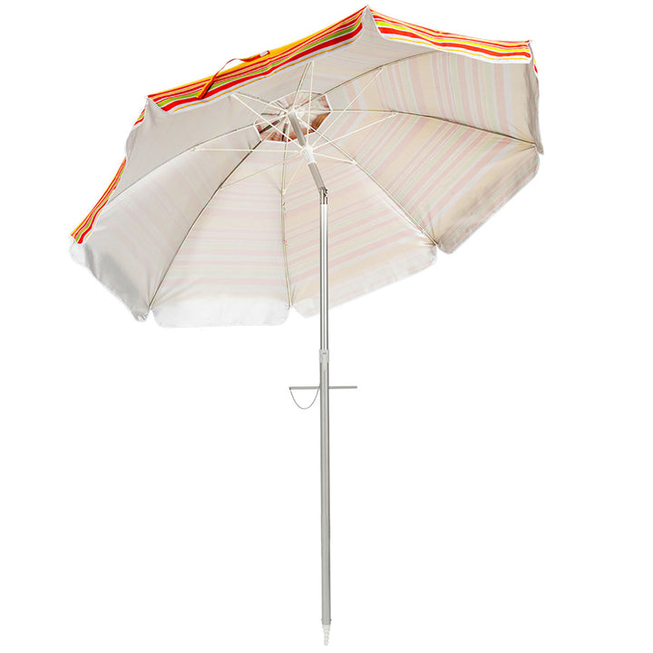 6.5FT Patio Beach Umbrella Sun Shade Tilt Carry Bag Image 9