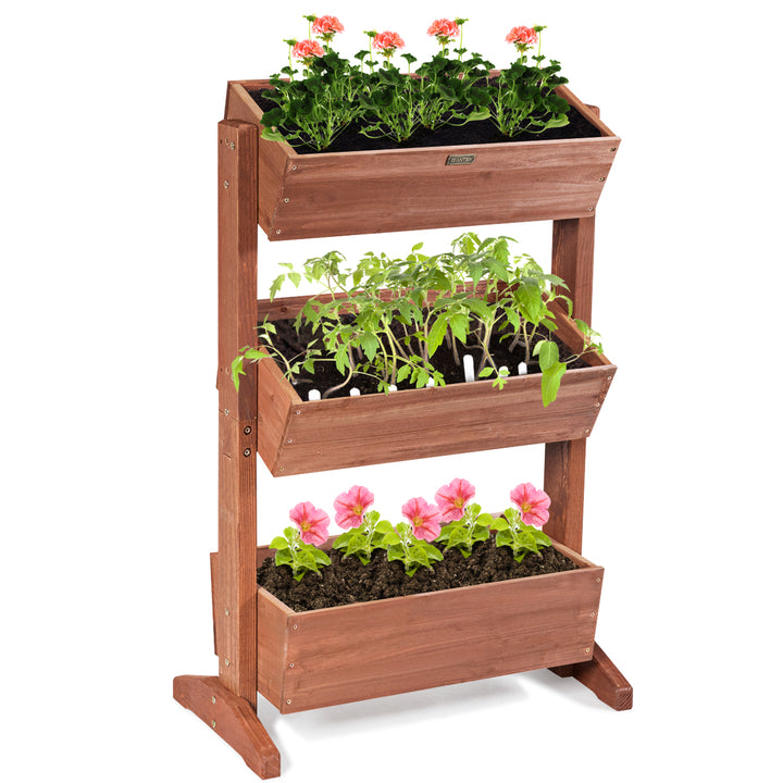 3-Tier Raised Garden Bed Vertical Freestanding Elevated Planter Patio Balcony Image 9