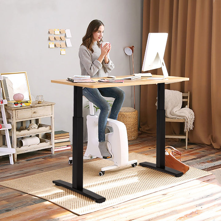 Electric Stand Up Desk Frame Dual Motor Height Adjustable Sit Stand w/Controller Image 3