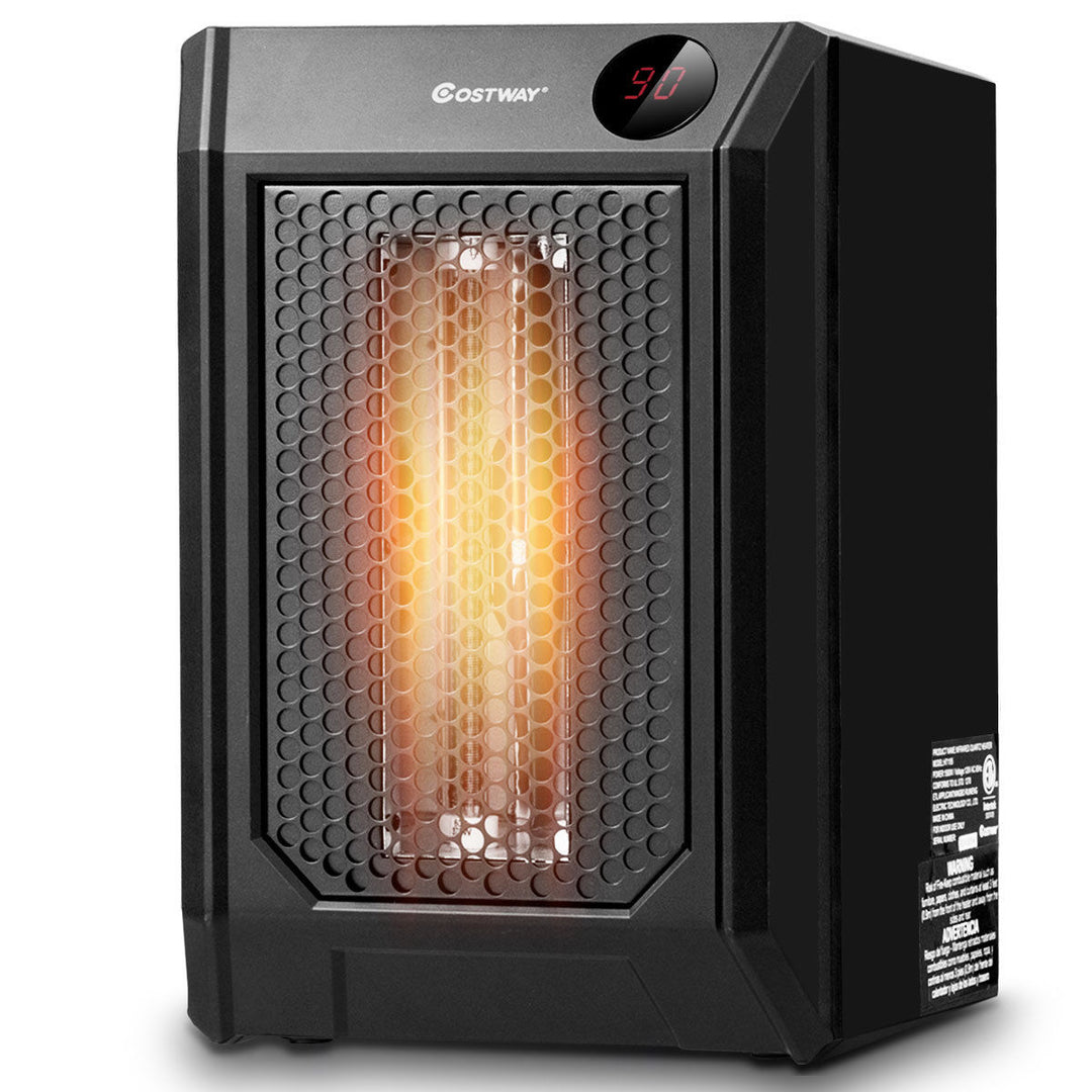 1500W Portable Electric Space Heater 12H Timer LED Remote Control Image 7