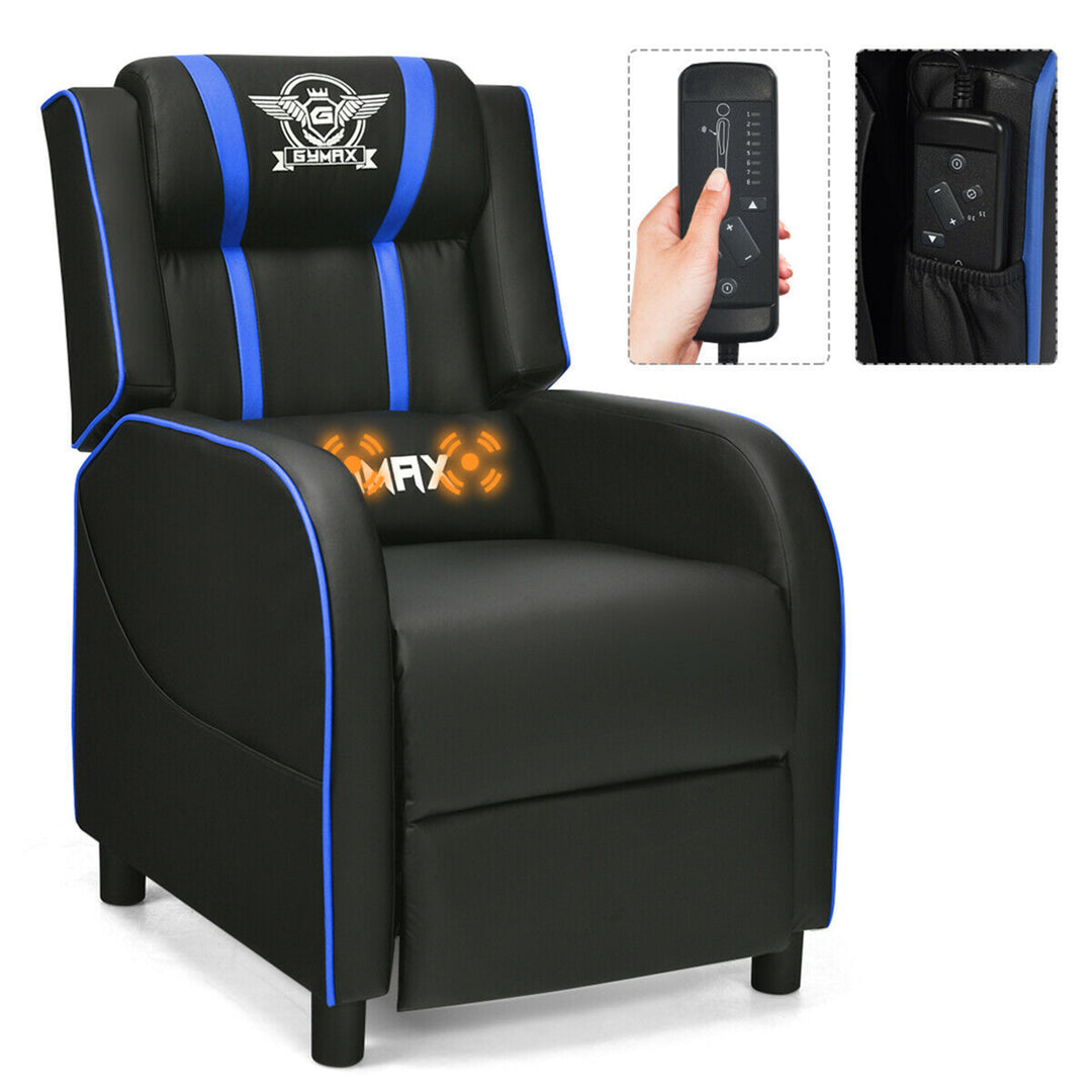 Massage Gaming Recliner Chair Racing Single Lounge Sofa Home Theater Seat Image 7