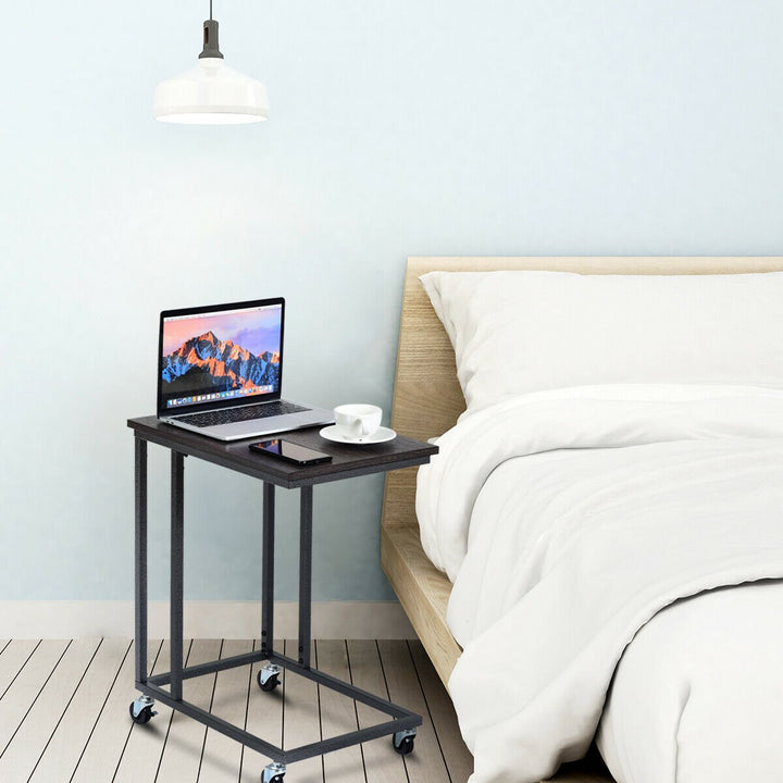 Laptop Holder Sofa Side End MobileTable Multiple Stand Desk Notebook Beside Grey Image 3