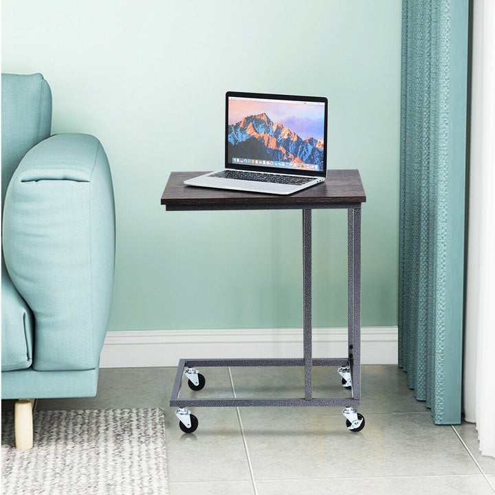 Laptop Holder Sofa Side End MobileTable Multiple Stand Desk Notebook Beside Grey Image 4