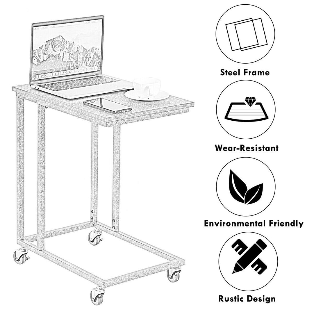 Laptop Holder Sofa Side End MobileTable Multiple Stand Desk Notebook Beside Grey Image 8