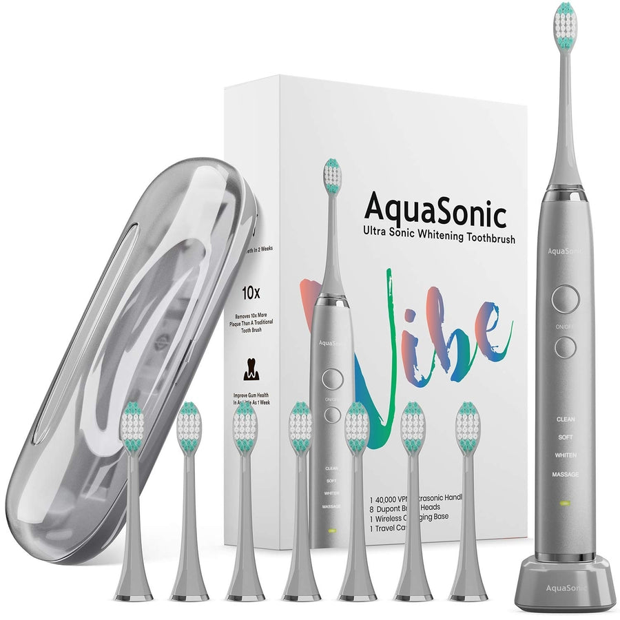 AquaSonic VIBE series Ultra Whitening Electric Toothbrush Image 1