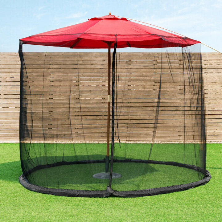 9/10FT Umbrella Table Screen Cover Mosquito Bug Insect Net Outdoor Patio Netting Image 7