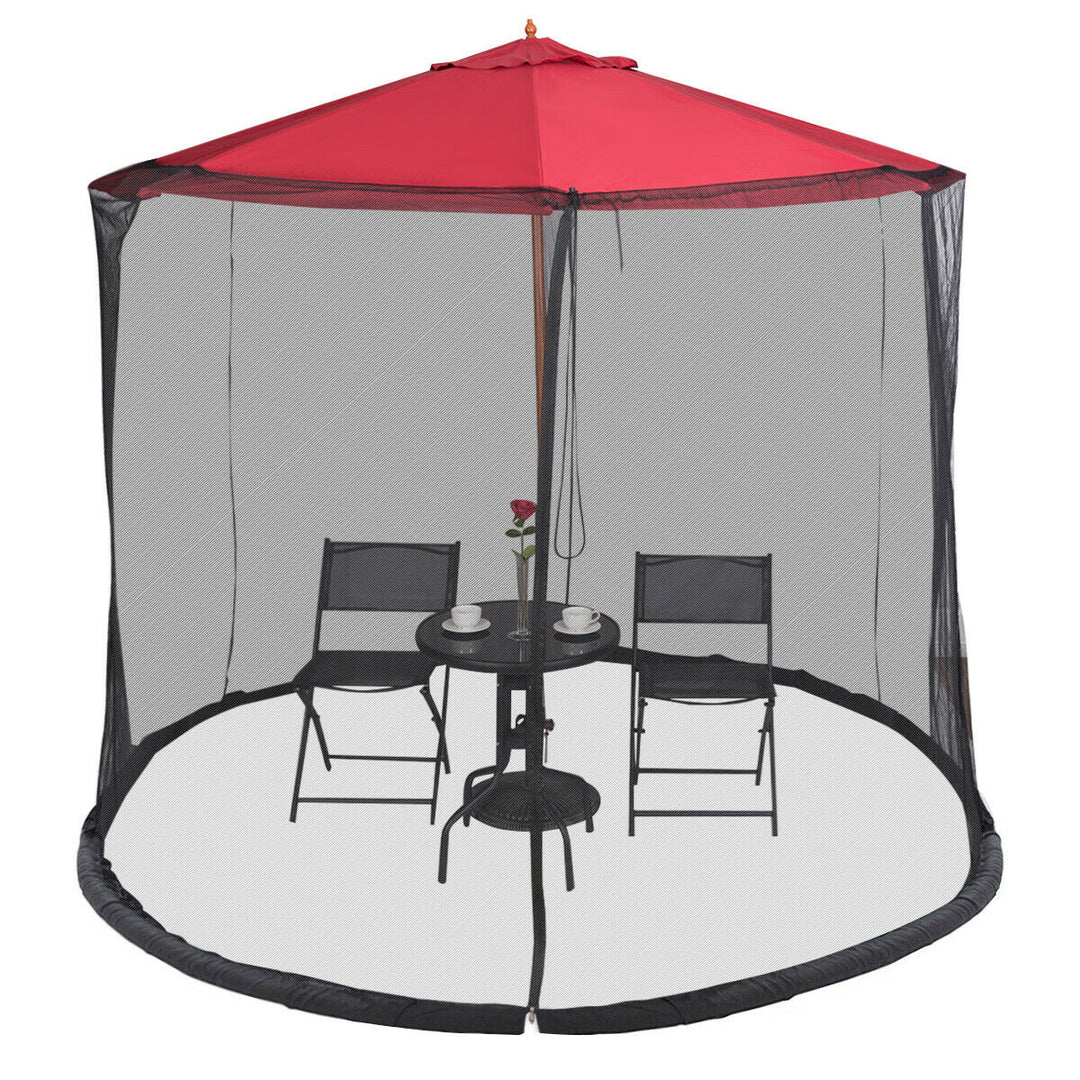 9/10FT Umbrella Table Screen Cover Mosquito Bug Insect Net Outdoor Patio Netting Image 8