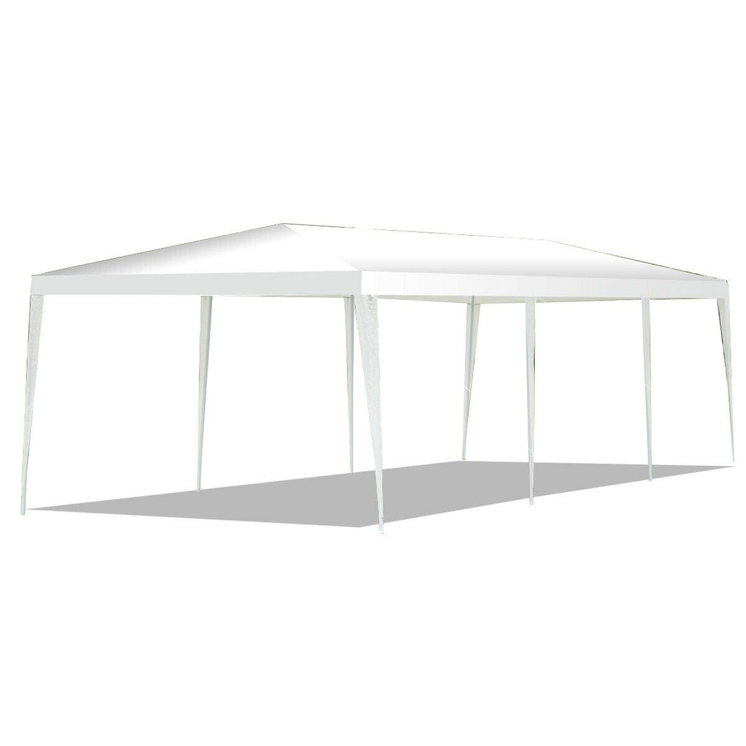 10 x 30 Outdoor Gazebo Canopy Wedding Party Patio Tent White Image 10