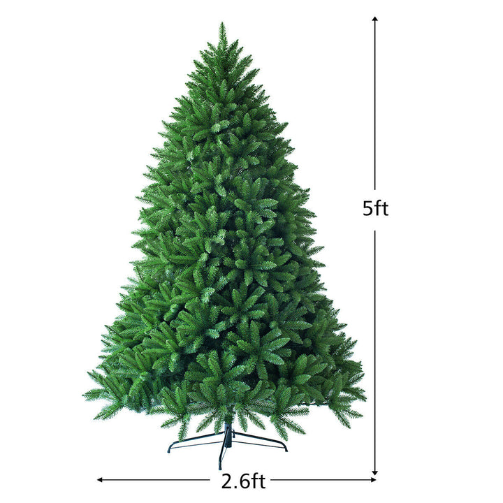 5ft 600 Hinged Tips Artificial Christmas Fir Tree Patio Home Image 8