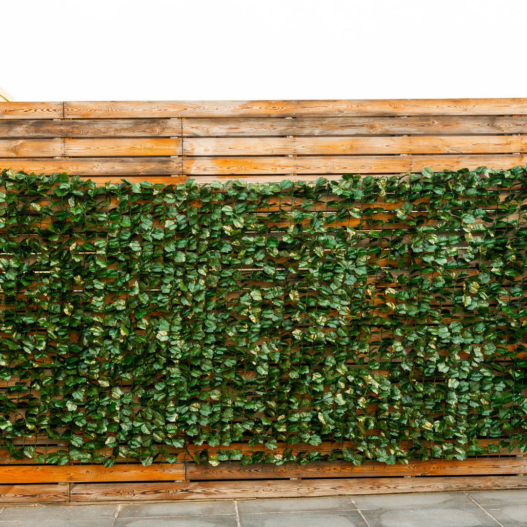 40x95 Faux Ivy Leaf Decorative Privacy Fence Screen Artificial Hedge Fencing Image 7