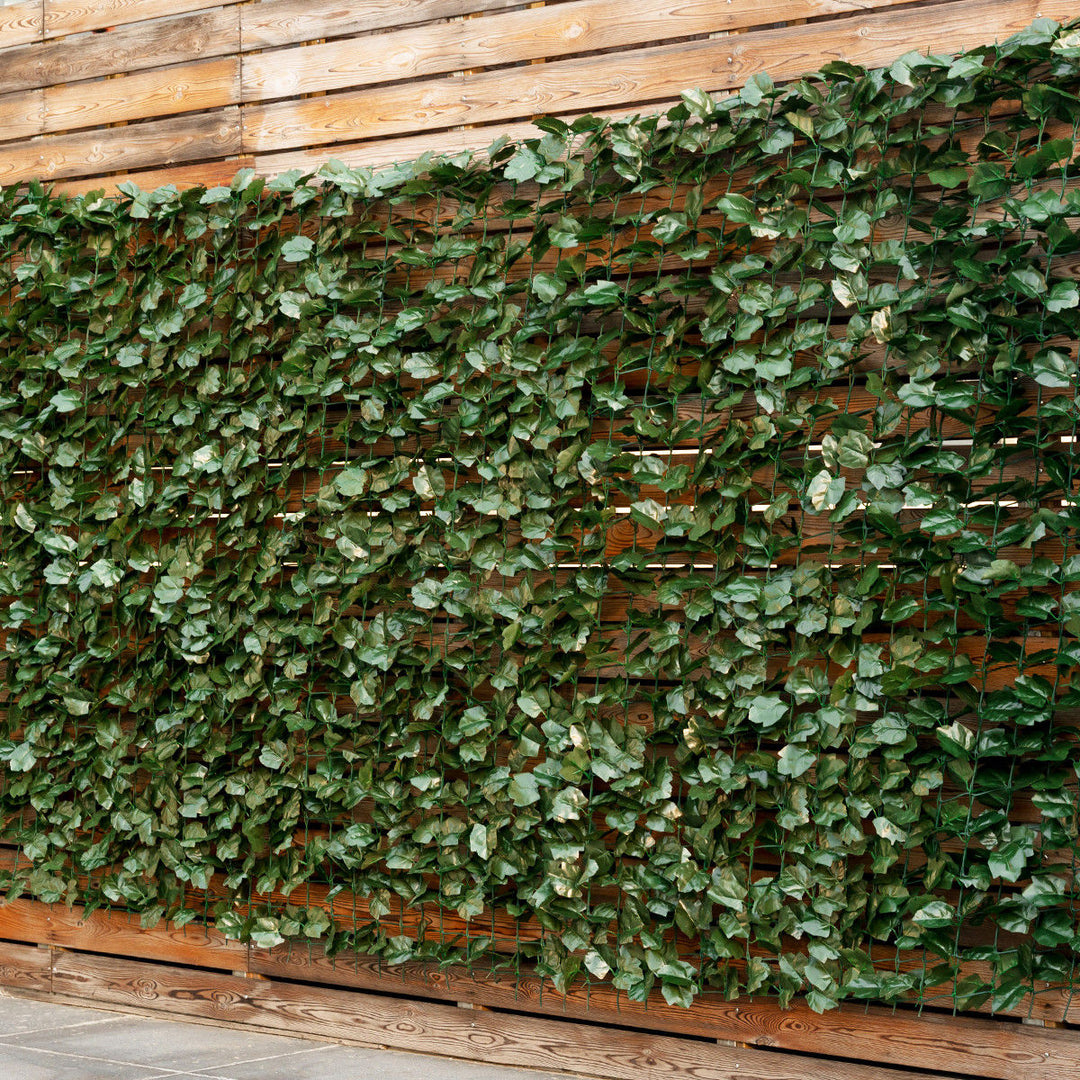 40x95 Faux Ivy Leaf Decorative Privacy Fence Screen Artificial Hedge Fencing Image 8