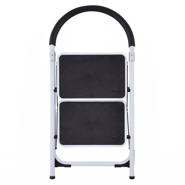 2 Step Ladder Folding Stool Heavy Duty 330Lbs Capacity Industrial Lightweight Image 6