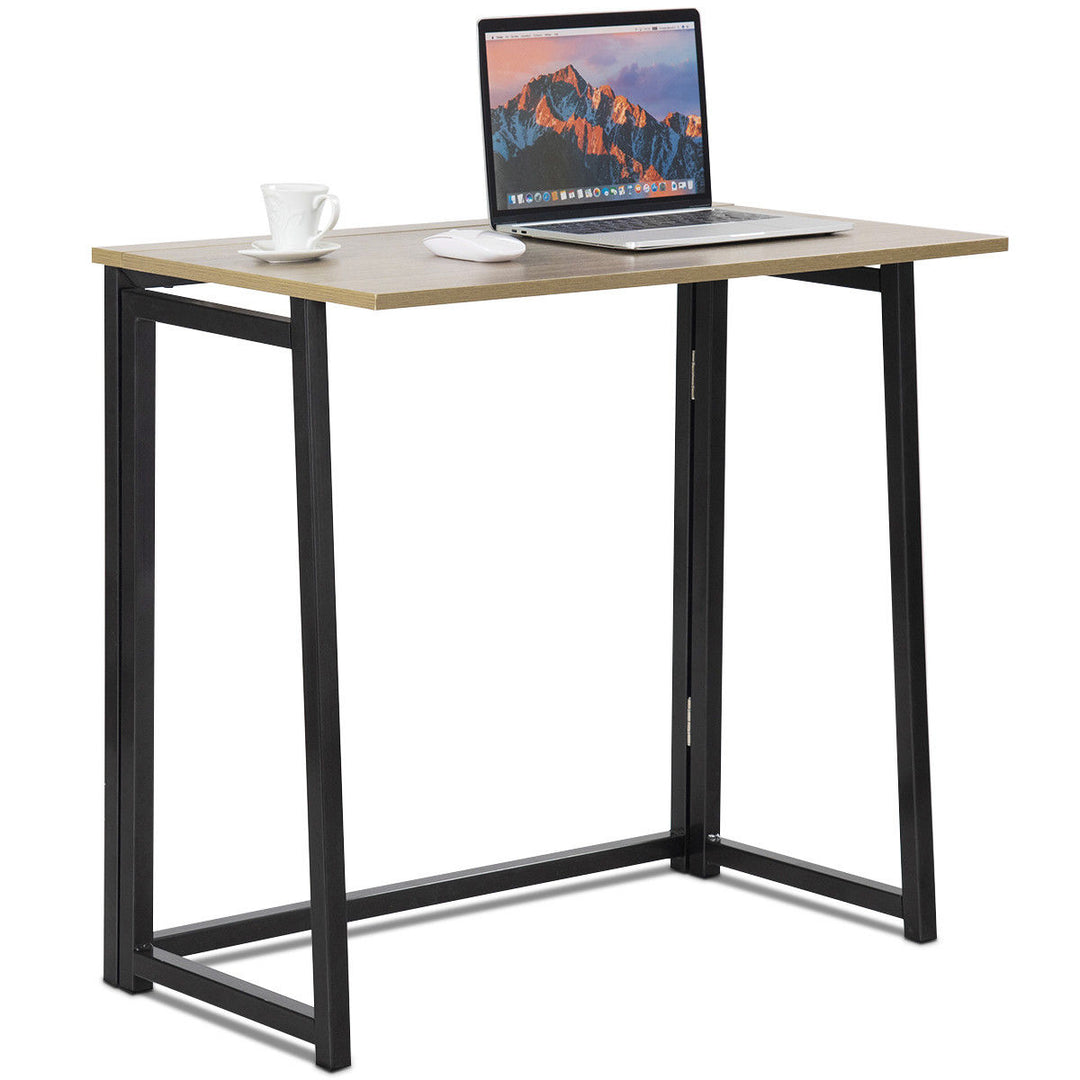 Foldable Computer Desk Home Office Laptop Table Writing Desk Study Table Image 4