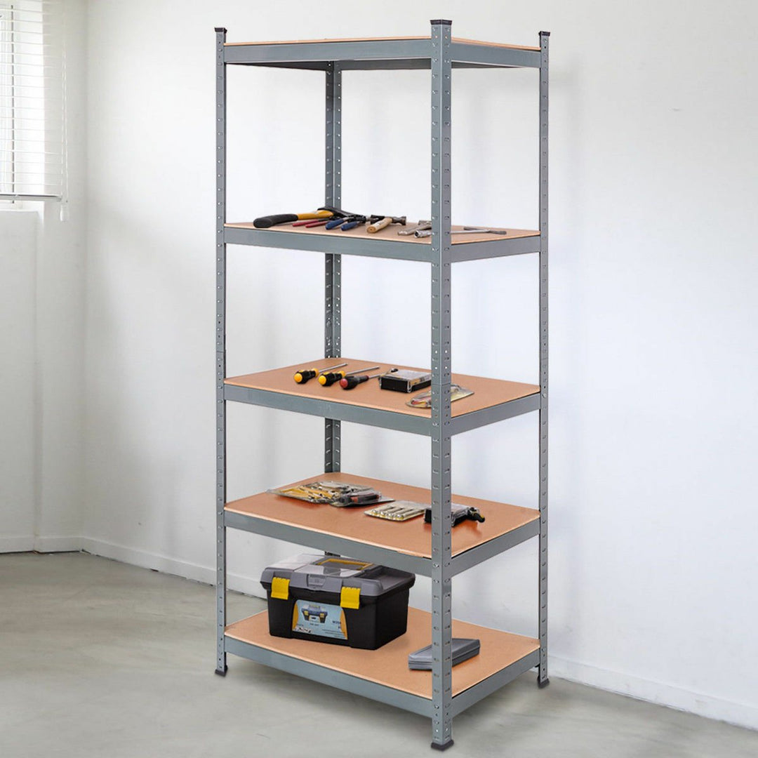 Heavy Duty Steel 72 Level Garage Shelf Metal Storage Adjustable Shelves Unit Image 7